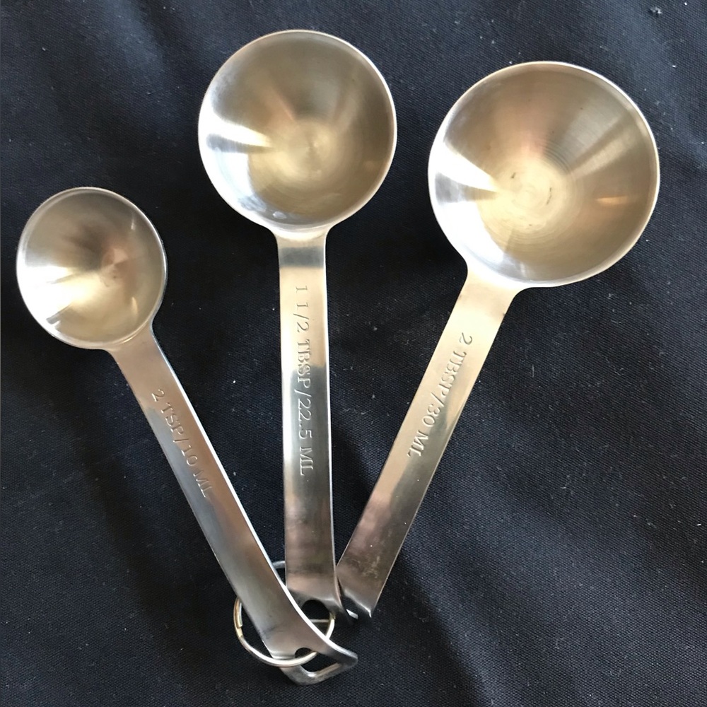 Williams Sonoma Stainless Steel Measuring Spoon Set - Silver